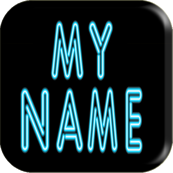 3D My Name Neon Live Wallpaper