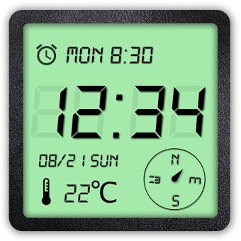 Alarm Clock+Compass+Flashlight