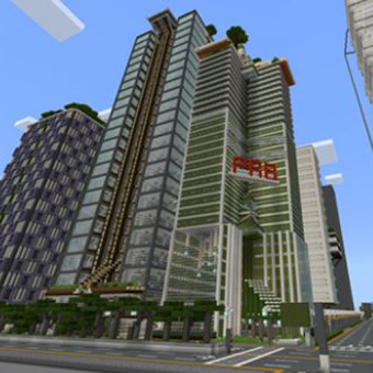 Avrin City Map for Minecraft PE