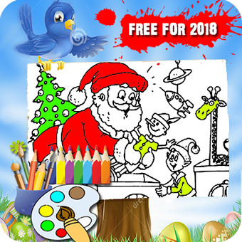 Christmas Theme Coloring Pages