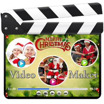 Christmas Video Status Maker : Christmas Slideshow