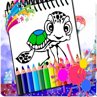 Coloring Art For Turtles