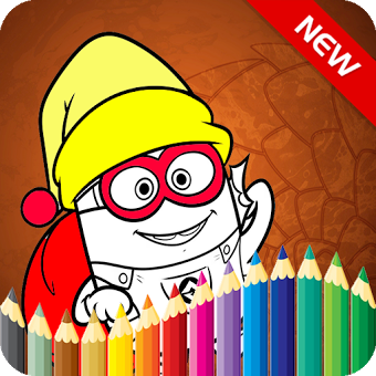 coloring book of littel minion's