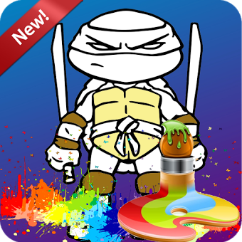 coloring book of little ninja for kids