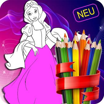 coloring book of sweet princess game
