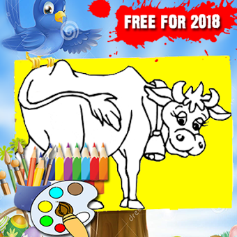 Coloring Cow For All Ages