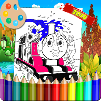 Coloring For Train And Thoms 2018