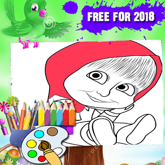 Coloring Pages For Masha New 2018