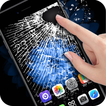 Cracked Screen pranks: Theme for IPhone 7