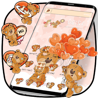 Cute Brown Bear Theme Kawaii Bear icons
