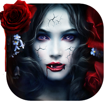 Demon Launcher Theme: Vampire Love Story Wallpaper