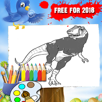 Dinosaurus Coloring Book 2018