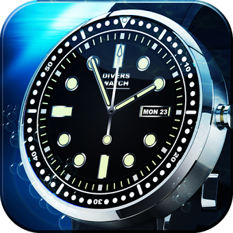 Divers Watch Face for Wear