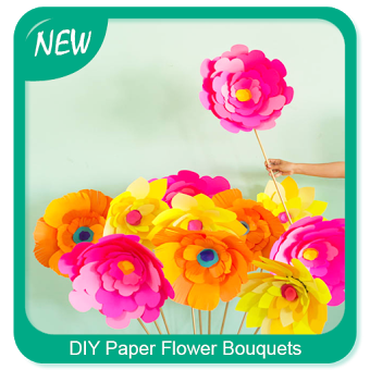 DIY Paper Flower Bouquets
