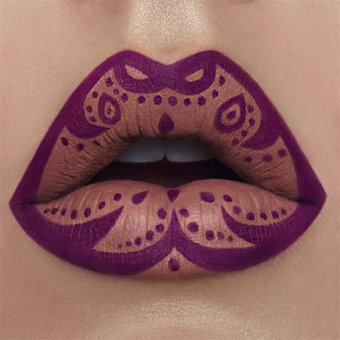 Дизайн макияжа губ