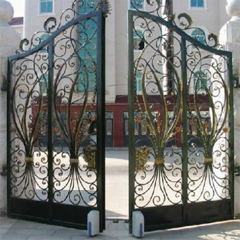 Дизайн железных ворот