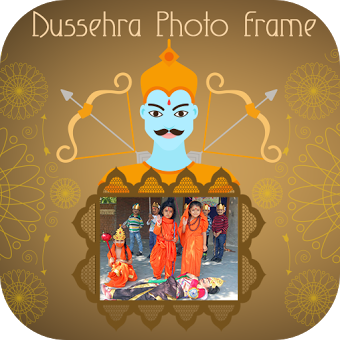 Dussehra Photo Frame - Navratri Photo Frame