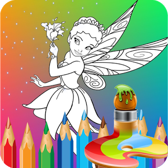 fairy coloring book for girls