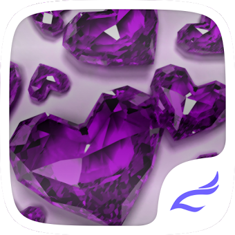 фиолетовый кристалл тема любви