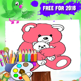 Funny Bear Coloring Book
