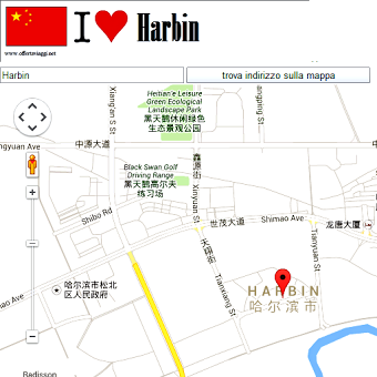 Harbin map