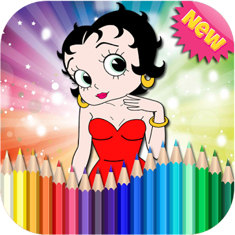 How to Color Betty Boop - Coloring Book