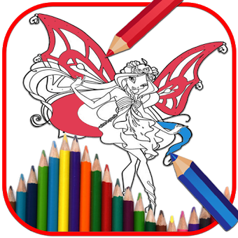 How To Color Winx & Pages Coloring