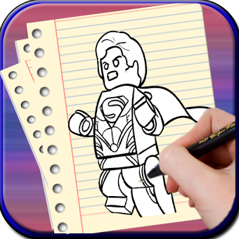 How to Draw Lego Super Hero