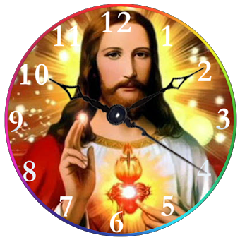 Jesus Clock Live Wallpaper