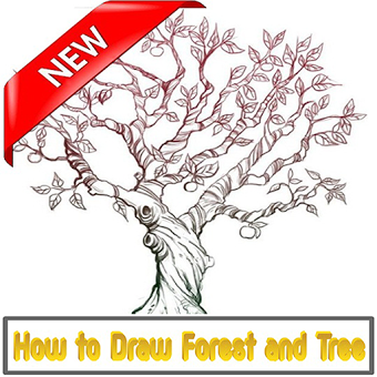 Как рисовать лес и дерево