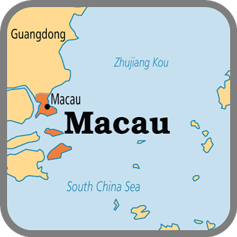 Карта Макао