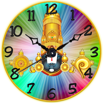 Lord Balaji Clock Live wallpaper