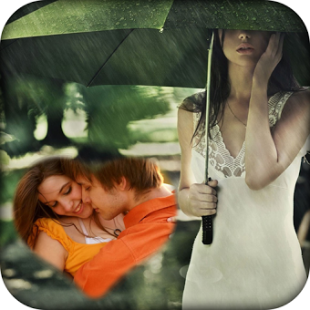 Love rain - Rain Photo Frame