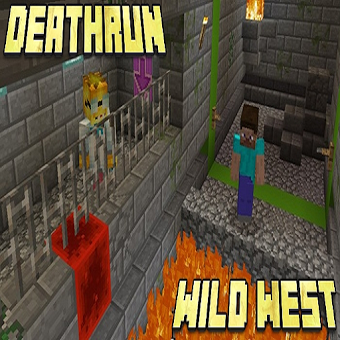 Map DeathRun Wild West for MCPE