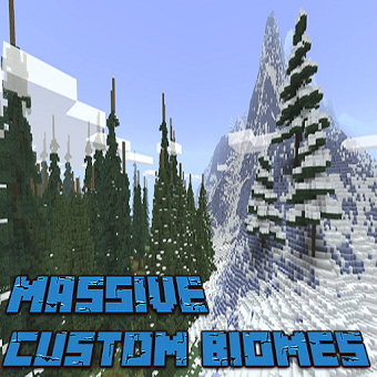 Massive Custom Biomes Map MCPE