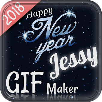 New year Wishing Gif Maker 2018