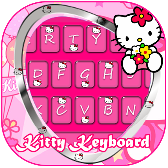 Pink Kitty Keyboard Theme