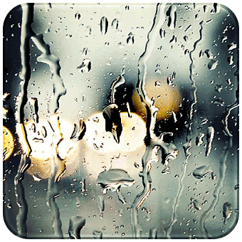 Прозрачный дождь из стекла