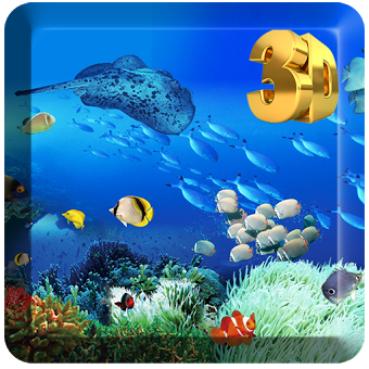 Прозрачный экран 3D Seabed World Live Wallpaper
