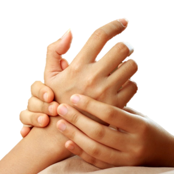 рука и рука массаж