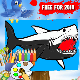 Shark Coloring Book New 2018