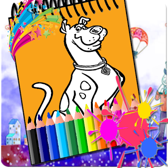 Smart Scooby Dog Coloring Book