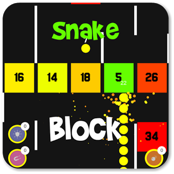 Snake vs Bricks - Snake hit Blocks