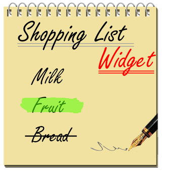 Список покупок Widget