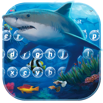 Тема Голубая акула воды Blue Shark Water
