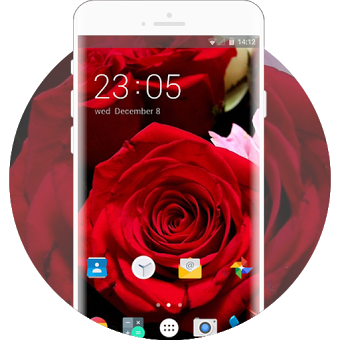 Theme for Alcatel OneTouch Idol 3C: Rose LWP