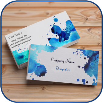 Visiting Card Maker with photo