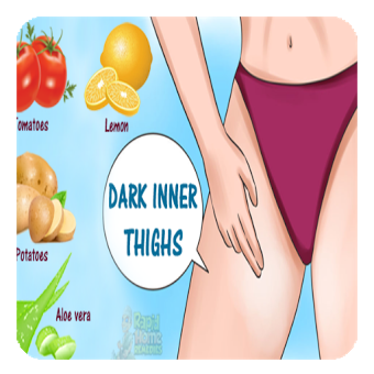 whiten dark inner thighs
